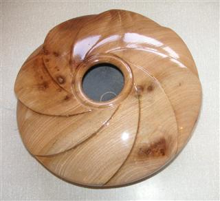 Steve Tredwell got a commended certificate for this carved bowl